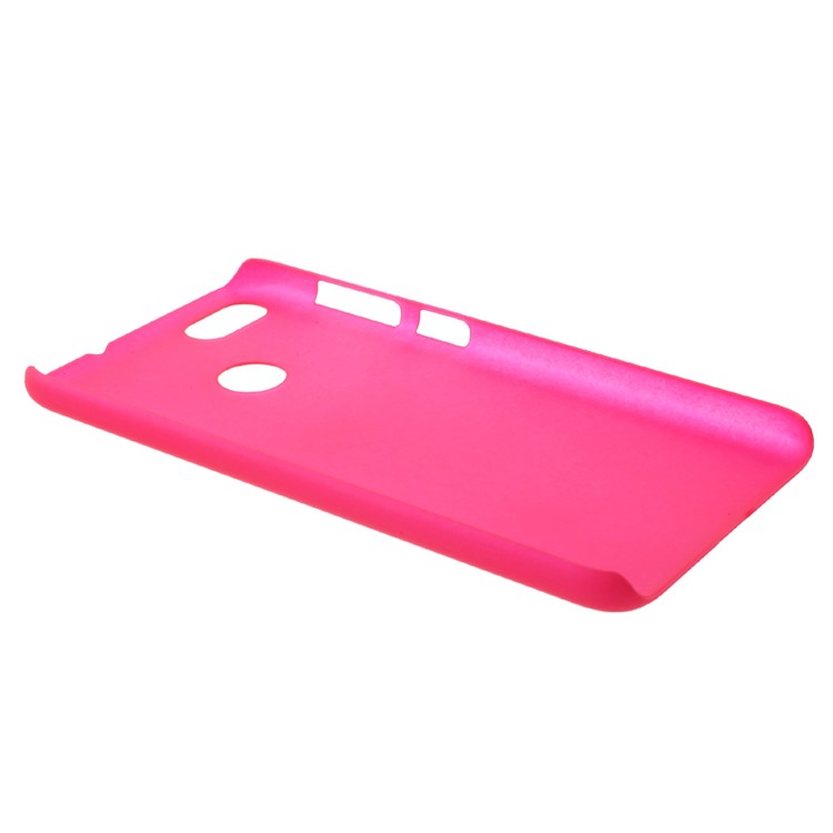Rubberized Hard Ultra-thin Mobile Phone Back Case for Huawei P9 lite mini / Enjoy 7 / Y6 Pro (2017) - Rose-3