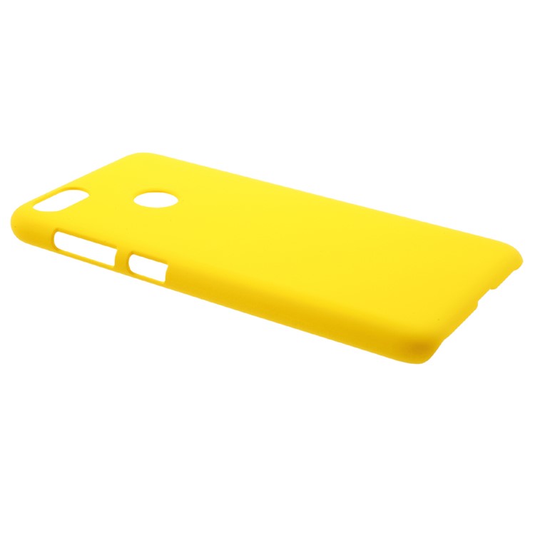 Rubberized Hard Protective Super Thin Case Shell for Huawei P9 lite mini / Enjoy 7 / Y6 Pro (2017) - Yellow-2