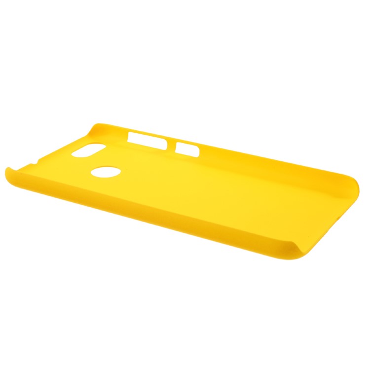 Rubberized Hard Protective Super Thin Case Shell for Huawei P9 lite mini / Enjoy 7 / Y6 Pro (2017) - Yellow-3