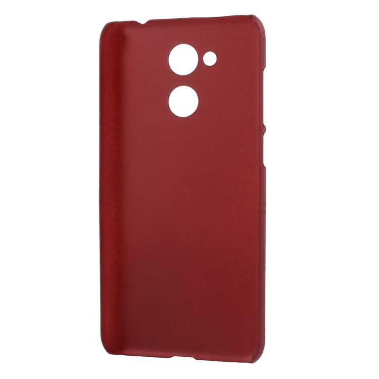 For Huawei Honor V9 Play Rubberized PC Phone Protective Case - Red-3