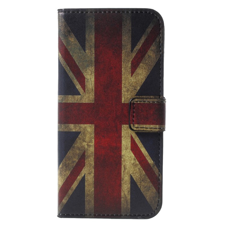Patterned Leather Wallet Cell Phone Case for Huawei P9 lite mini / Enjoy 7 / Y6 Pro (2017) - UK National Flag-1
