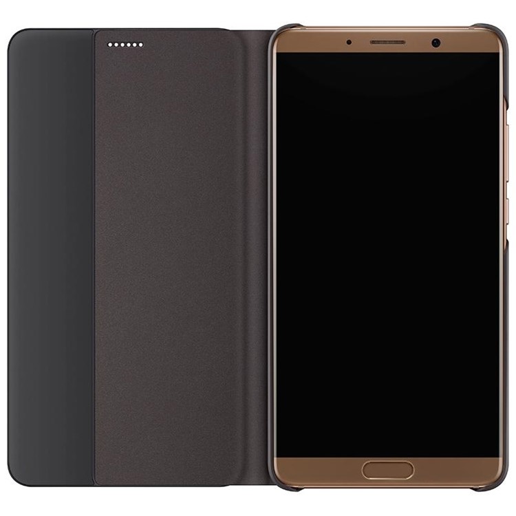 HUAWEI Side View Fenster Leder Smart Phone Cover für Huawei Mate 10 - Braun-6
