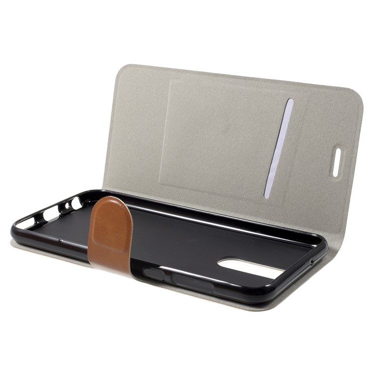 Crazy Horse Flip Leather Card Slot Phone Case Shell for Huawei Mate 10 Lite / nova 2i / Maimang 6 - Brown-5