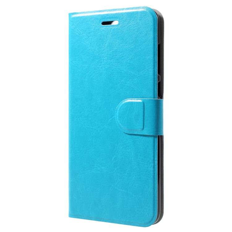 For Huawei Mate 10 Lite / nova 2i / Maimang 6 Crazy Horse Leather Card Slot Phone Case Accessory - Blue-2