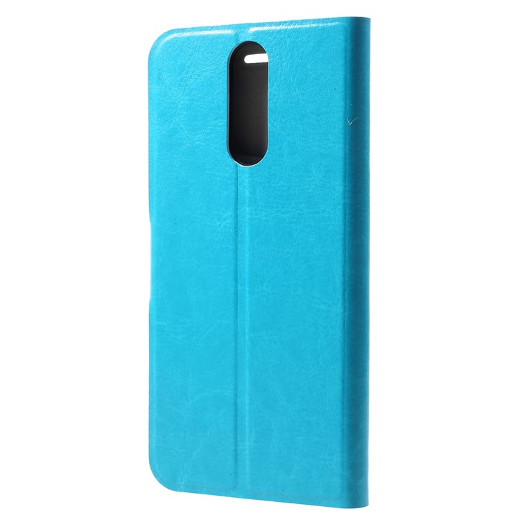 For Huawei Mate 10 Lite / nova 2i / Maimang 6 Crazy Horse Leather Card Slot Phone Case Accessory - Blue-3