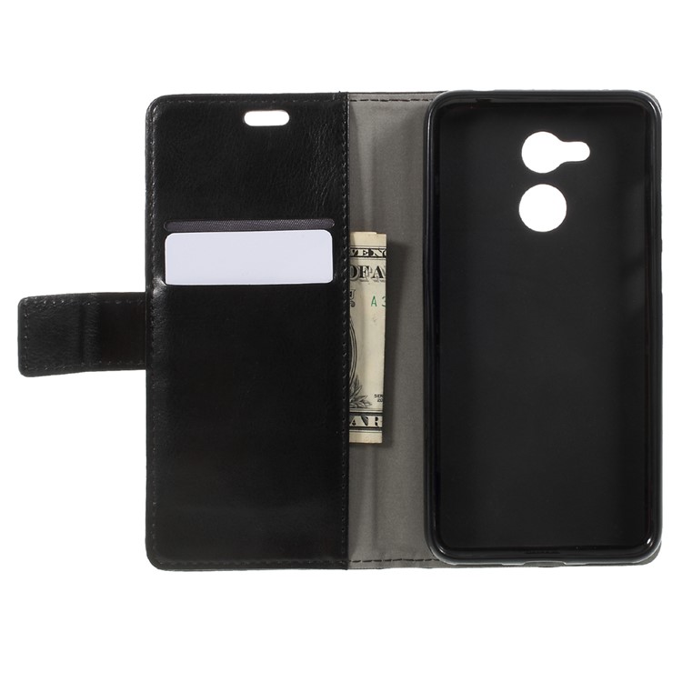 Pattern Printing Wallet Leather Stand Case for Huawei Honor V9 Play - Fierce Wolf-6
