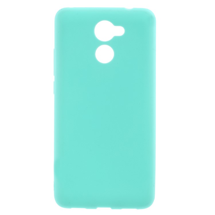 Matte Soft TPU Back Mobile Casing for Huawei Y7 Prime / Enjoy 7 Plus - Cyan-1