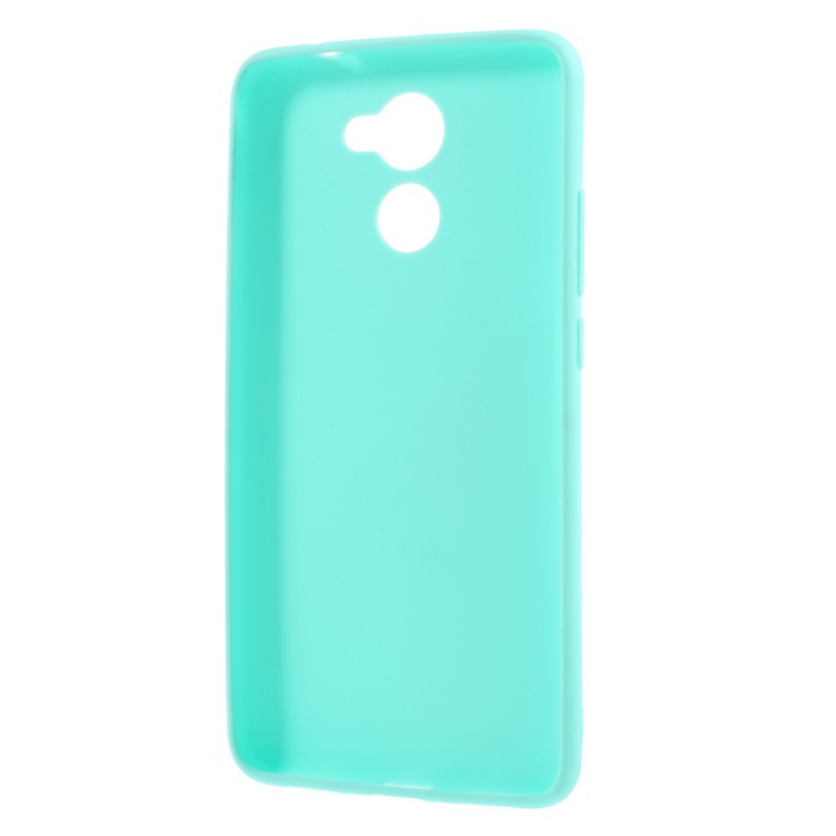 Matte Soft TPU Back Mobile Casing for Huawei Y7 Prime / Enjoy 7 Plus - Cyan-3
