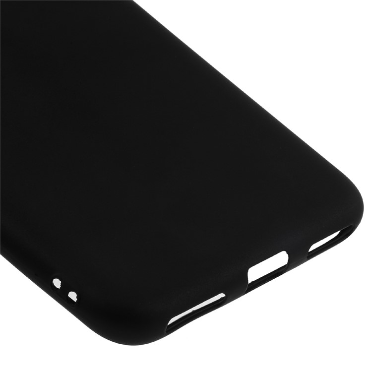Matte Anti-fingerprint TPU Gel Case for Huawei P9 lite mini / Enjoy 7 / Y6 Pro (2017) - Black-5