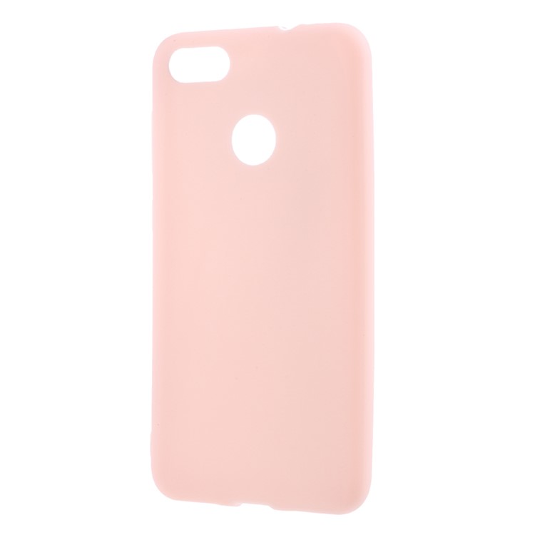 Matte Anti-fingerprint TPU Phone Cover for Huawei P9 lite mini / Enjoy 7 / Y6 Pro (2017) - Pink-2