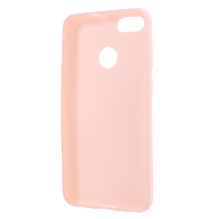 Matte Anti-fingerprint TPU Phone Cover for Huawei P9 lite mini / Enjoy 7 / Y6 Pro (2017) - Pink-3