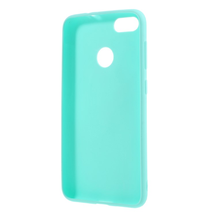 Matte Anti-fingerprint TPU Back Cover for Huawei P9 lite mini / Enjoy 7 / Y6 Pro (2017) - Cyan-3