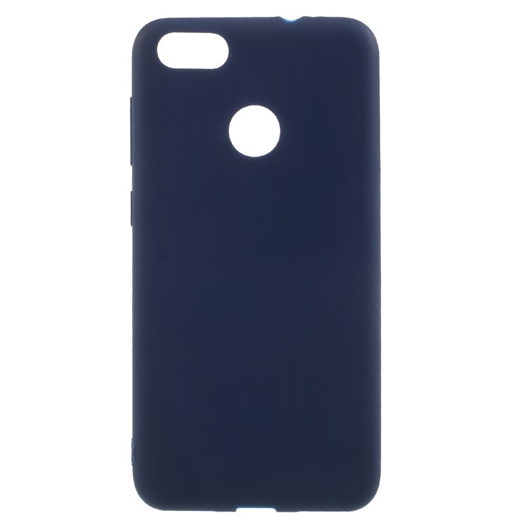 Matte Anti-fingerprint TPU Phone Cover Case for Huawei P9 lite mini / Enjoy 7 / Y6 Pro (2017) - Dark Blue-1