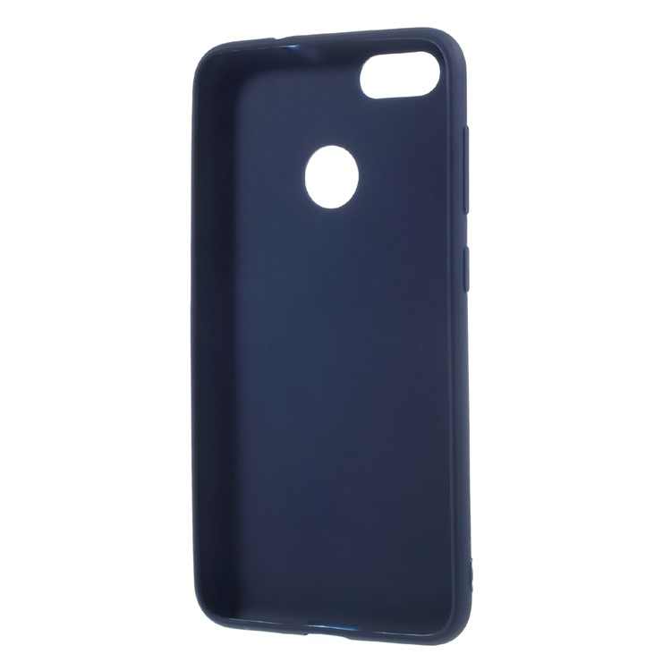 Matte Anti-fingerprint TPU Phone Cover Case for Huawei P9 lite mini / Enjoy 7 / Y6 Pro (2017) - Dark Blue-3