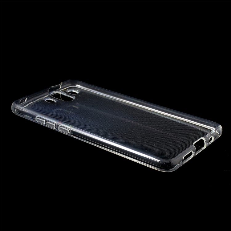 For Huawei Mate 10 Clear TPU Mobile Phone Cover with Non-slip Inner - Transparent-4