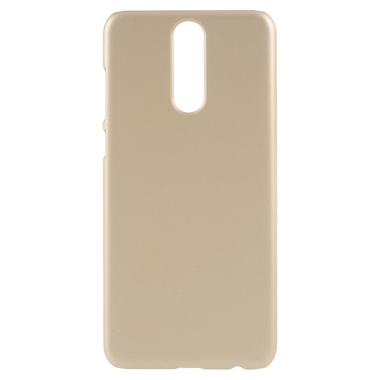 Shell caoutchouté dur de téléphone portable de PC pour Huawei Mate 10 Lite / nova 2i / Maimang 6 - Or-1