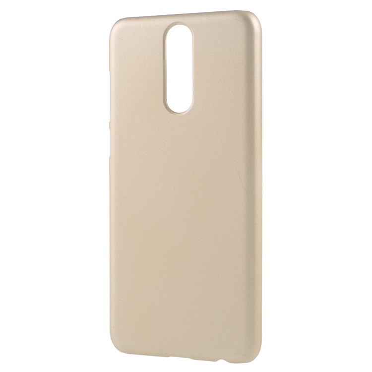 Shell caoutchouté dur de téléphone portable de PC pour Huawei Mate 10 Lite / nova 2i / Maimang 6 - Or-2