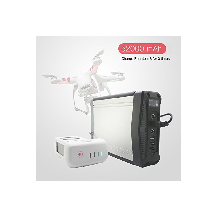Portable High Capacity Power Bank 52000mAh for Laptops, RC Drone, Phones, Tablets - UK Plug-1