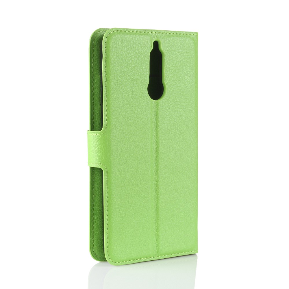 Litchi Skin Magnetic Leather Stand Case for Huawei nova 2i / Maimang 6 / Mate 10 Lite - Green-6