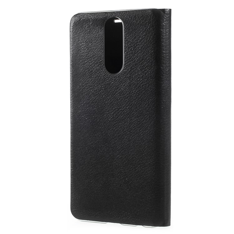 PU Leather Phone Case with Card Slot for Huawei Mate 10 Lite / nova 2i / Maimang 6 - Black-2