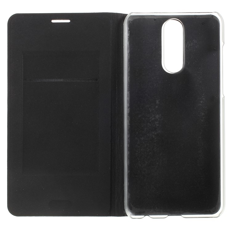 PU Leather Phone Case with Card Slot for Huawei Mate 10 Lite / nova 2i / Maimang 6 - Black-5