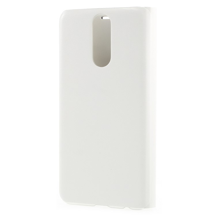 PU Leather Phone Cover with Card Slot for Huawei Mate 10 Lite / nova 2i / Maimang 6 - White-3