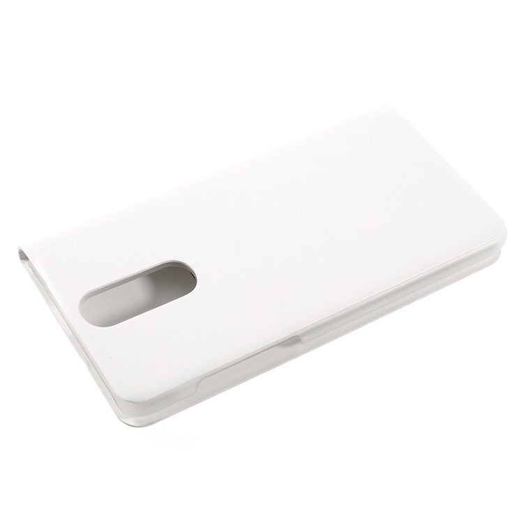 PU Leather Phone Cover with Card Slot for Huawei Mate 10 Lite / nova 2i / Maimang 6 - White-4