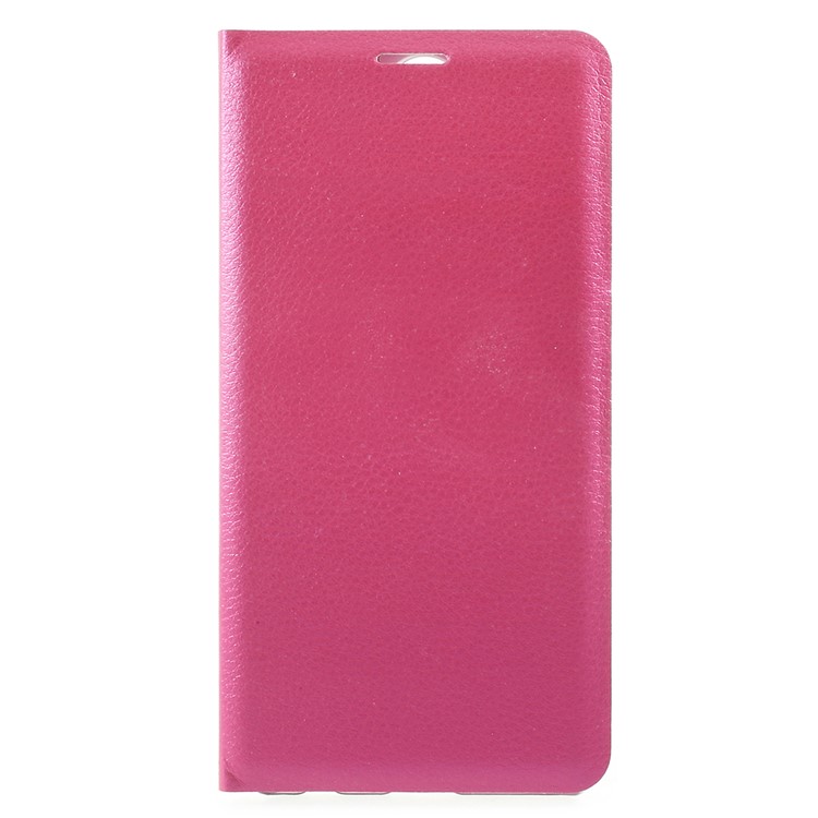 Slim Leather Phone Shell with Card Slot for Huawei Mate 10 Lite / nova 2i / Maimang 6 - Rose-1