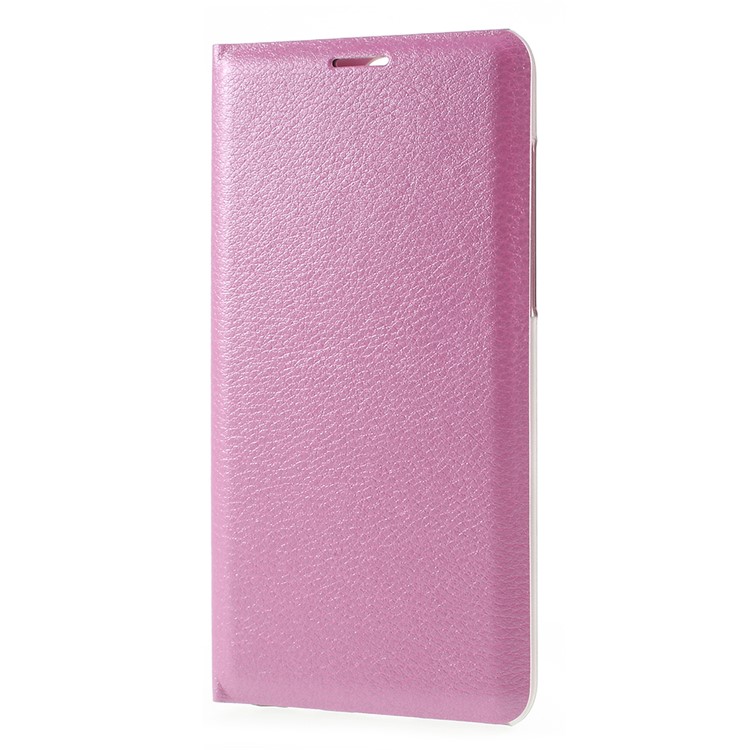 Flip Leather Card Holder Mobile Phone Case for Huawei Mate 10 Lite / nova 2i / Maimang 6 - Pink-2
