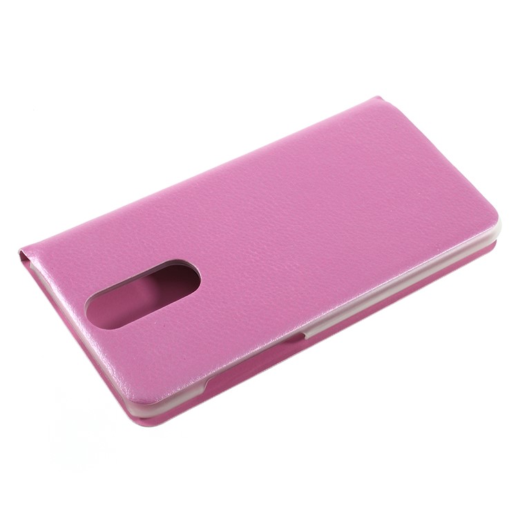 Flip Leather Card Holder Mobile Phone Case for Huawei Mate 10 Lite / nova 2i / Maimang 6 - Pink-4