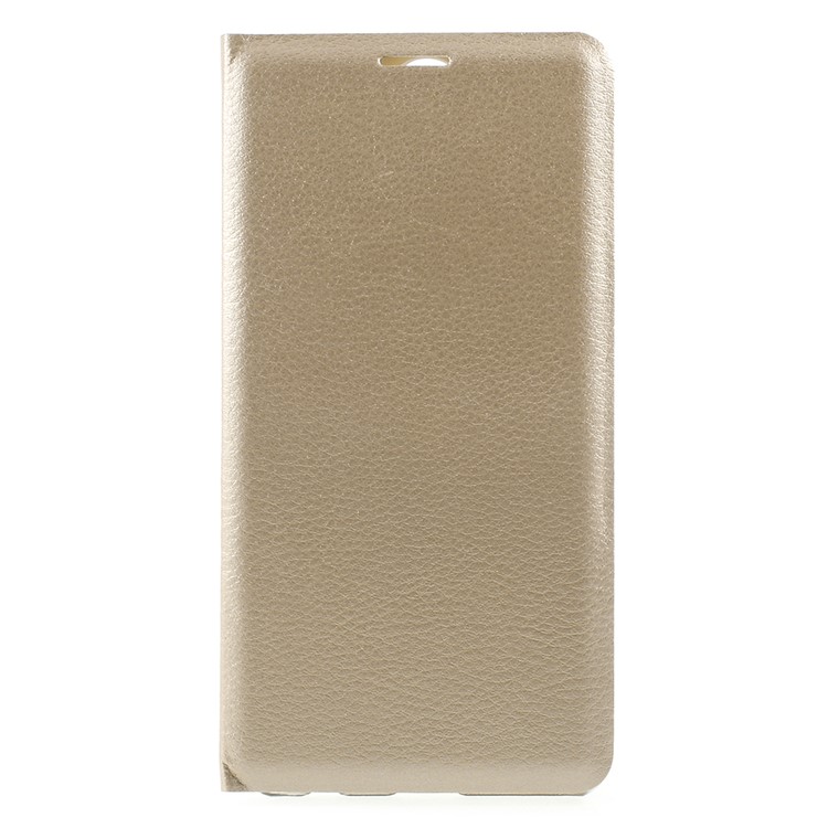 PU Leather Mobile Casing with Card Slot for Huawei Mate 10 Lite / nova 2i / Maimang 6 - Gold-1