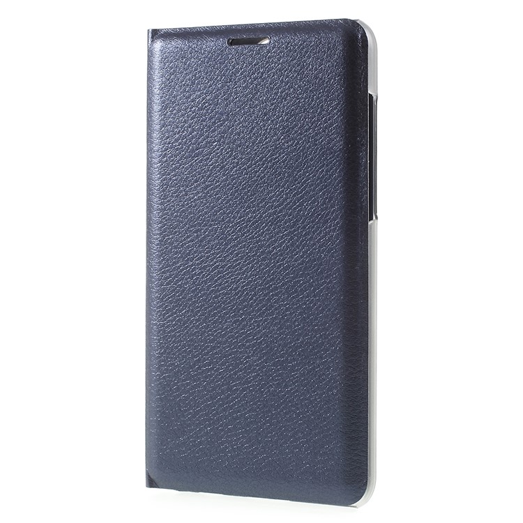 Flip Leather Case Protector with Card Slot for Huawei Mate 10 Lite / nova 2i / Maimang 6 - Dark Blue-2