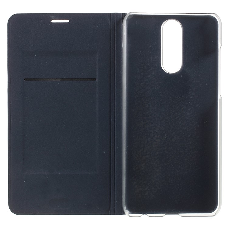 Flip Leather Case Protector with Card Slot for Huawei Mate 10 Lite / nova 2i / Maimang 6 - Dark Blue-5