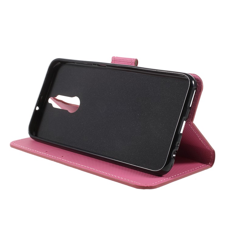 Pattern Printing Stand Wallet Leather Cover with Magnet for Huawei Mate 10 Lite / nova 2i / Maimang 6 - Triangle Strips-4
