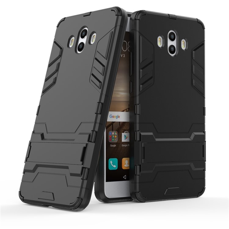 Cool Guard Plastic TPU Hybrid Case for Huawei Mate 10 - Black-1