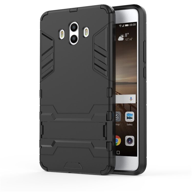 Cool Guard Plastic TPU Hybrid Case for Huawei Mate 10 - Black-2