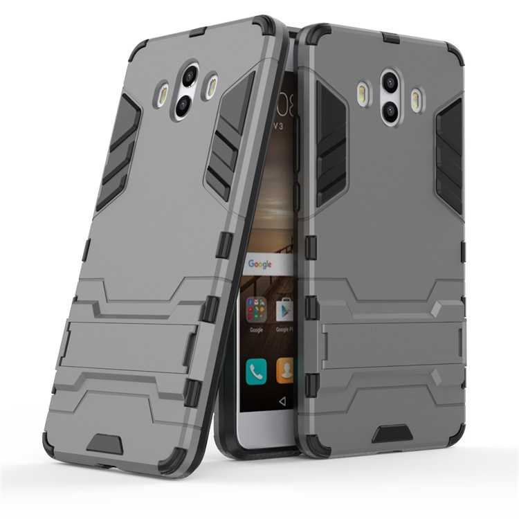 Cool Guard Plastic TPU Hybrid Shell for Huawei Mate 10 - Grey-1