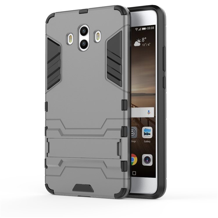 Cool Guard Plastic TPU Hybrid Shell for Huawei Mate 10 - Grey-2