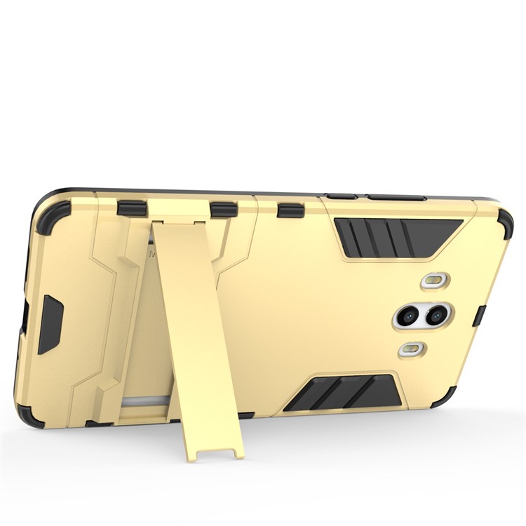 Cool Guard Hybrid Plastic TPU Phone Cover for Huawei Mate 10 - Gold-3