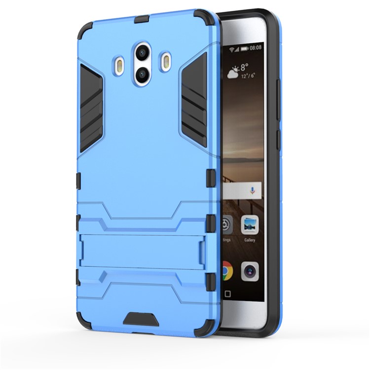 For Huawei Mate 10 Cool Guard Plastic TPU Hybrid Case Protector - Baby Blue-2