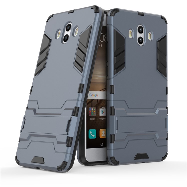 Cool Guard Plastic TPU Hybrid Mobile Case for Huawei Mate 10 - Dark Blue-1