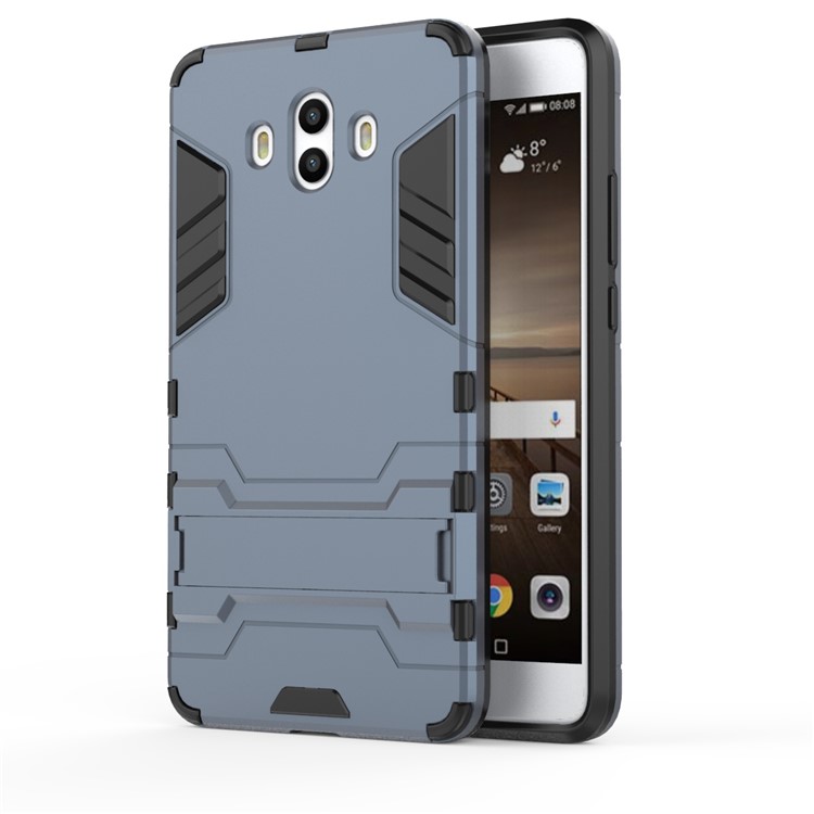 Cool Guard Plastic TPU Hybrid Mobile Case for Huawei Mate 10 - Dark Blue-2