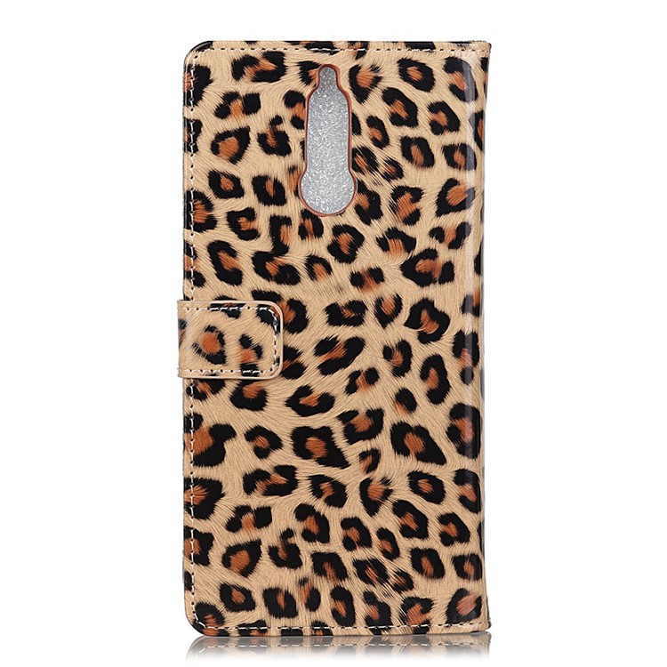 Leopard Pattern Wallet Stand Leather Case for Huawei Mate 10 Lite / nova 2i / Maimang 6-2