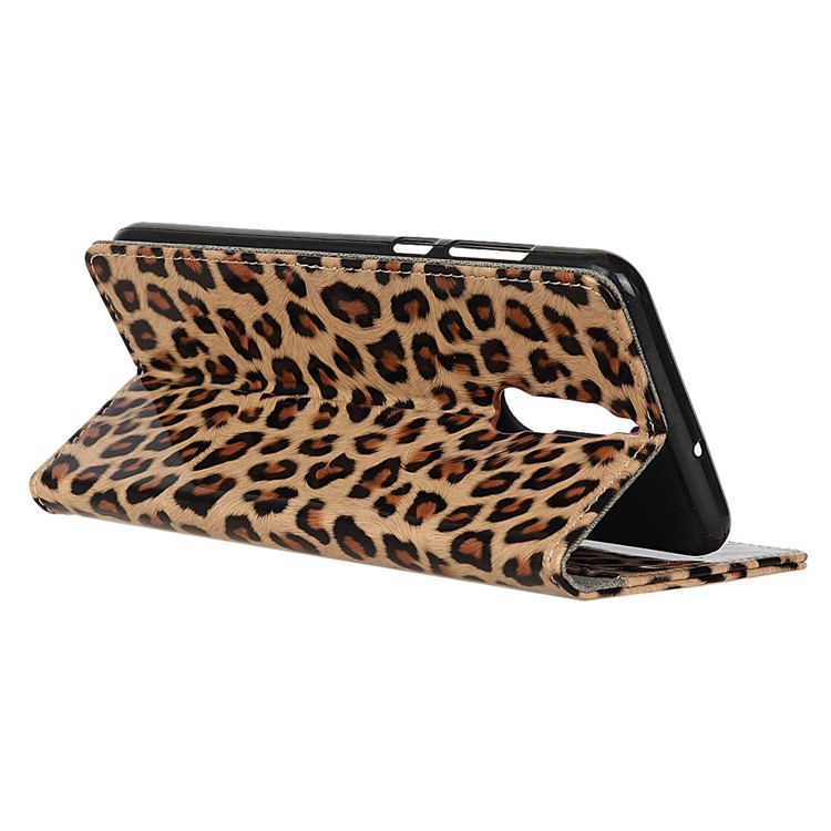 Leopard Pattern Wallet Stand Leather Case for Huawei Mate 10 Lite / nova 2i / Maimang 6-6