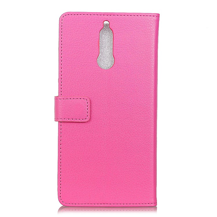 Litchi Texture Leather Wallet Phone Cover for Huawei Mate 10 Lite / nova 2i / Maimang 6 - Rose-3