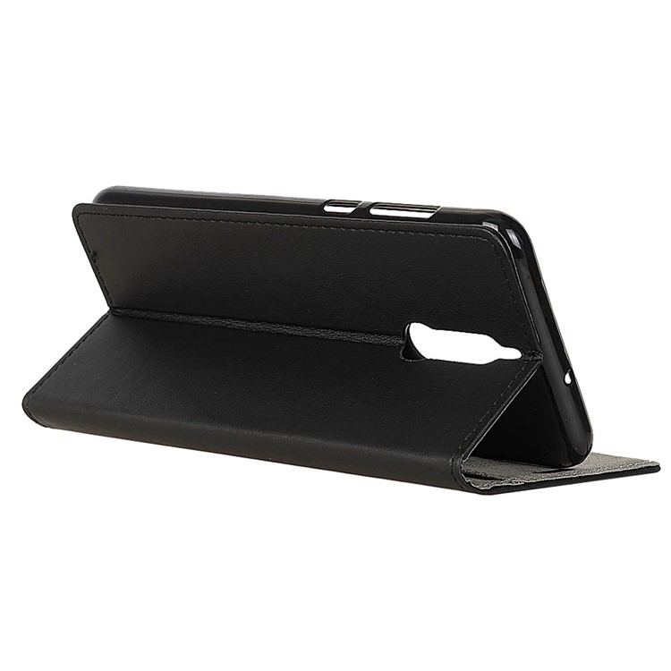 PU Leather Wallet Stand Mobile Case for Huawei Mate 10 Lite / nova 2i / Maimang 6 - Black-5