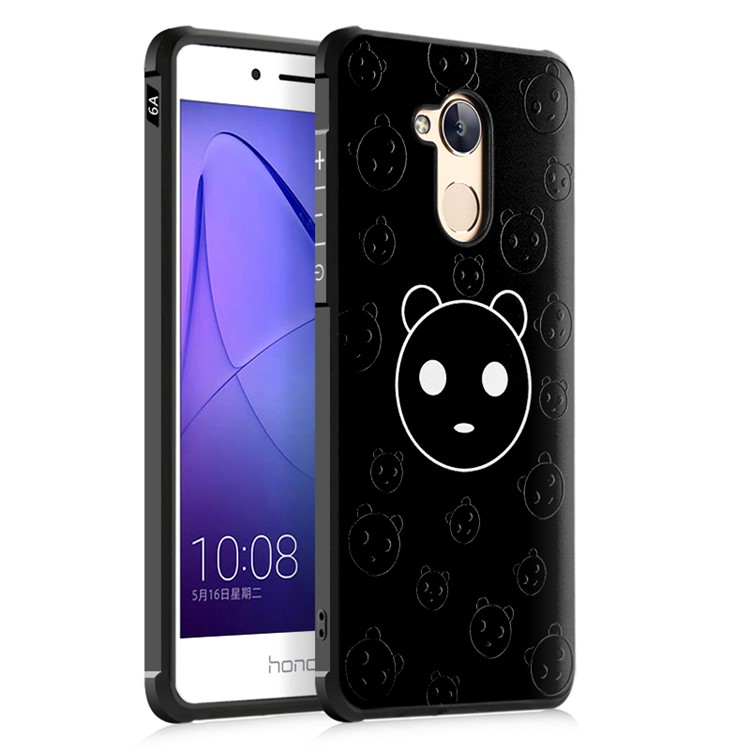 Embossment TPU Back Mobile Case for Huawei Honor 6A / Honor 5C pro - Cute Panda-1