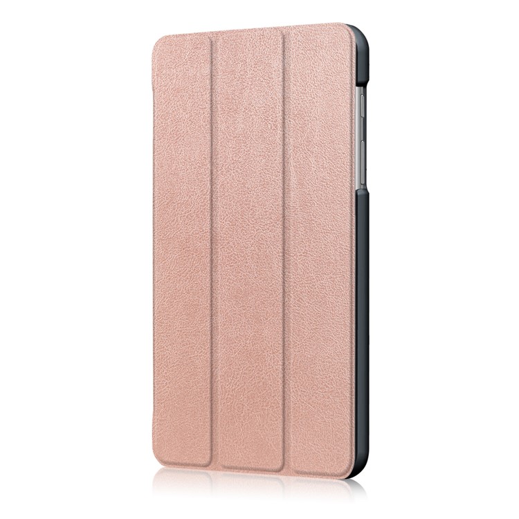 For Huawei MediaPad T3 7.0 3G Version Tri-fold Stand Leather Tablet Cover - Rose Gold-4