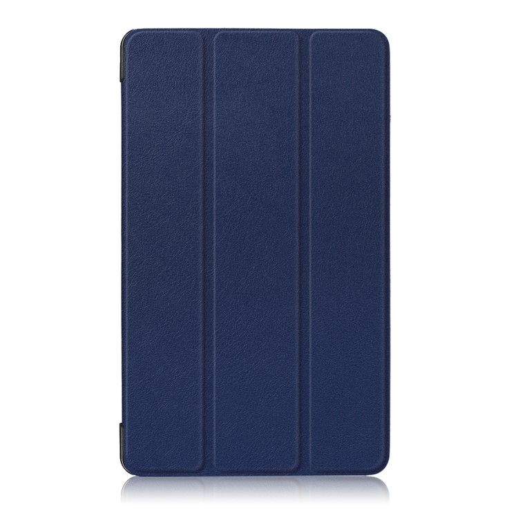 Tri-fold Stand Leather Tablet Case for Huawei MediaPad T3 7.0 3G Version - Dark Blue-2