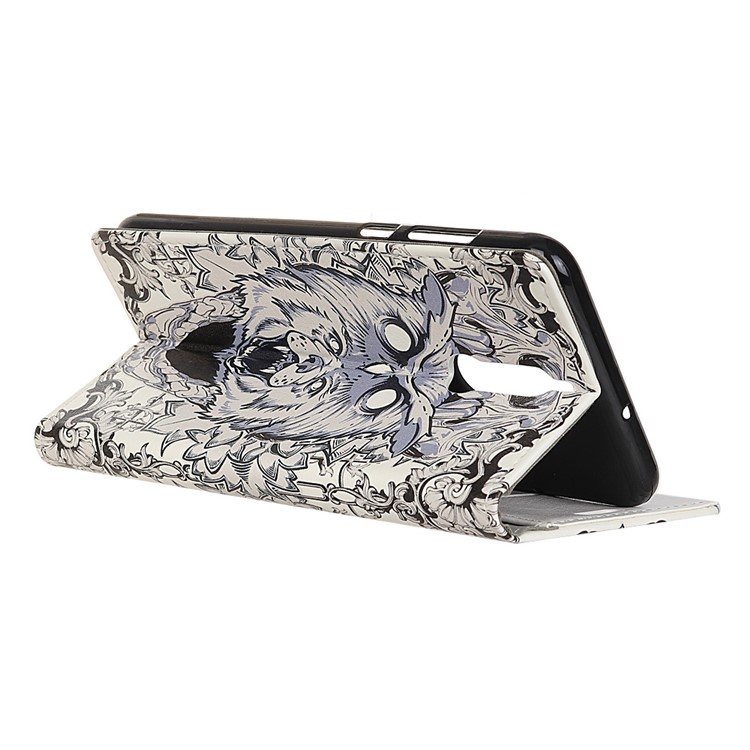 Pattern Printing Wallet Leather Stand Case for Huawei nova 2i / Maimang 6 / Mate 10 Lite - Animal Pattern-3